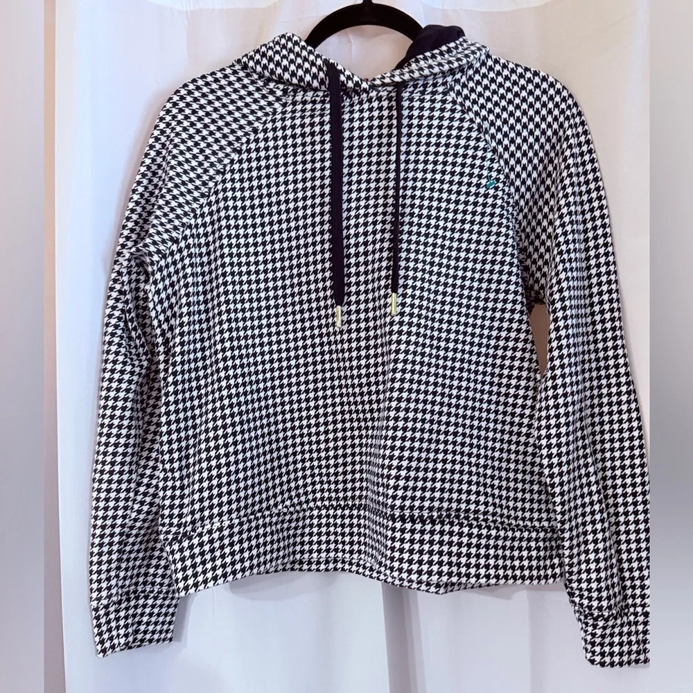 Tommy Hilfiger Houndstooth Hoodie Size Small - Picture 1 of 14